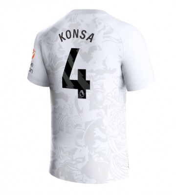 Aston Villa Ezri Konsa #4 Udebanetrøje 2023-24 Kort ærmer